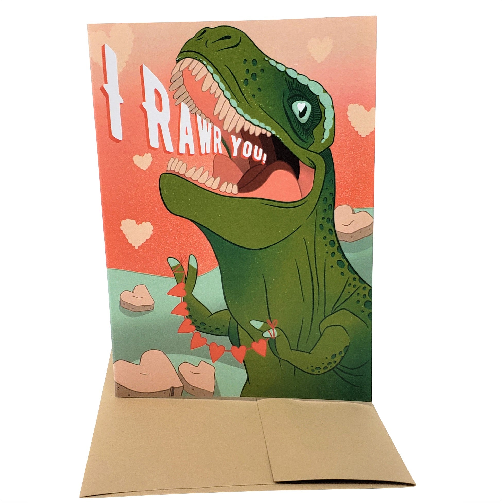 Tyrannosaurus Sex - Dirty Card - Naughty Adult Greeting Card - Sleazy Greetings