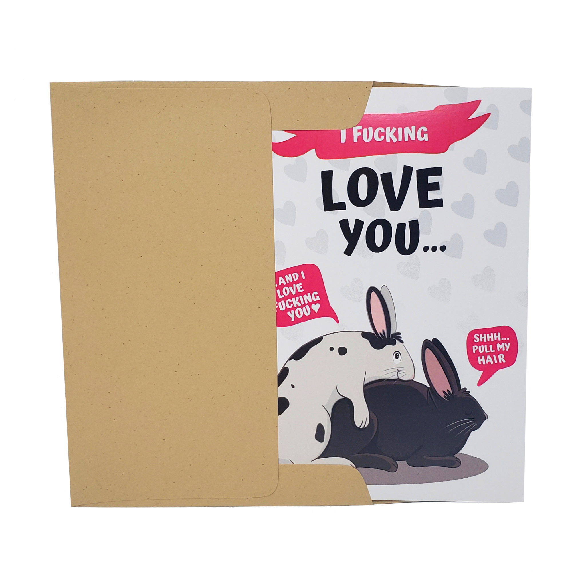 Pull My Hair - Dirty Card - Naughty Adult Greeting Card - Sleazy Greetings