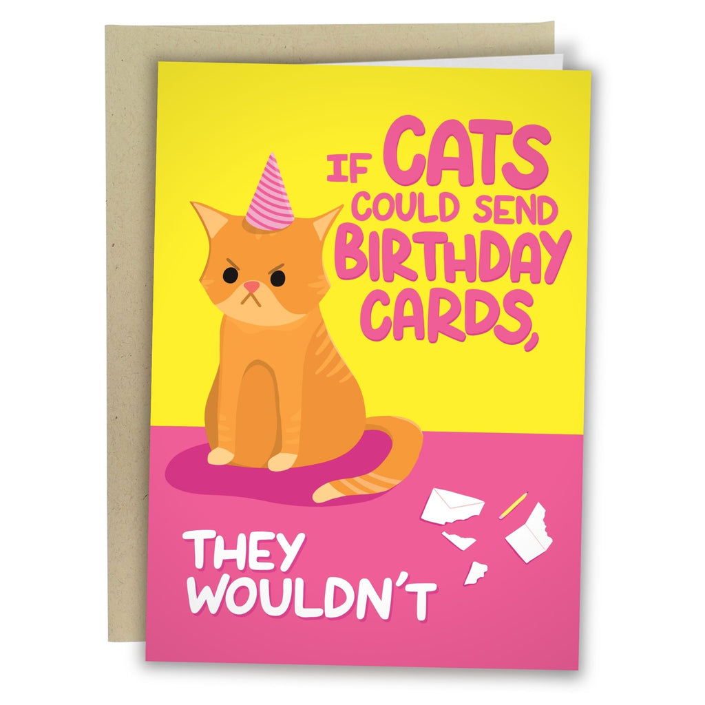 birthday cat card
