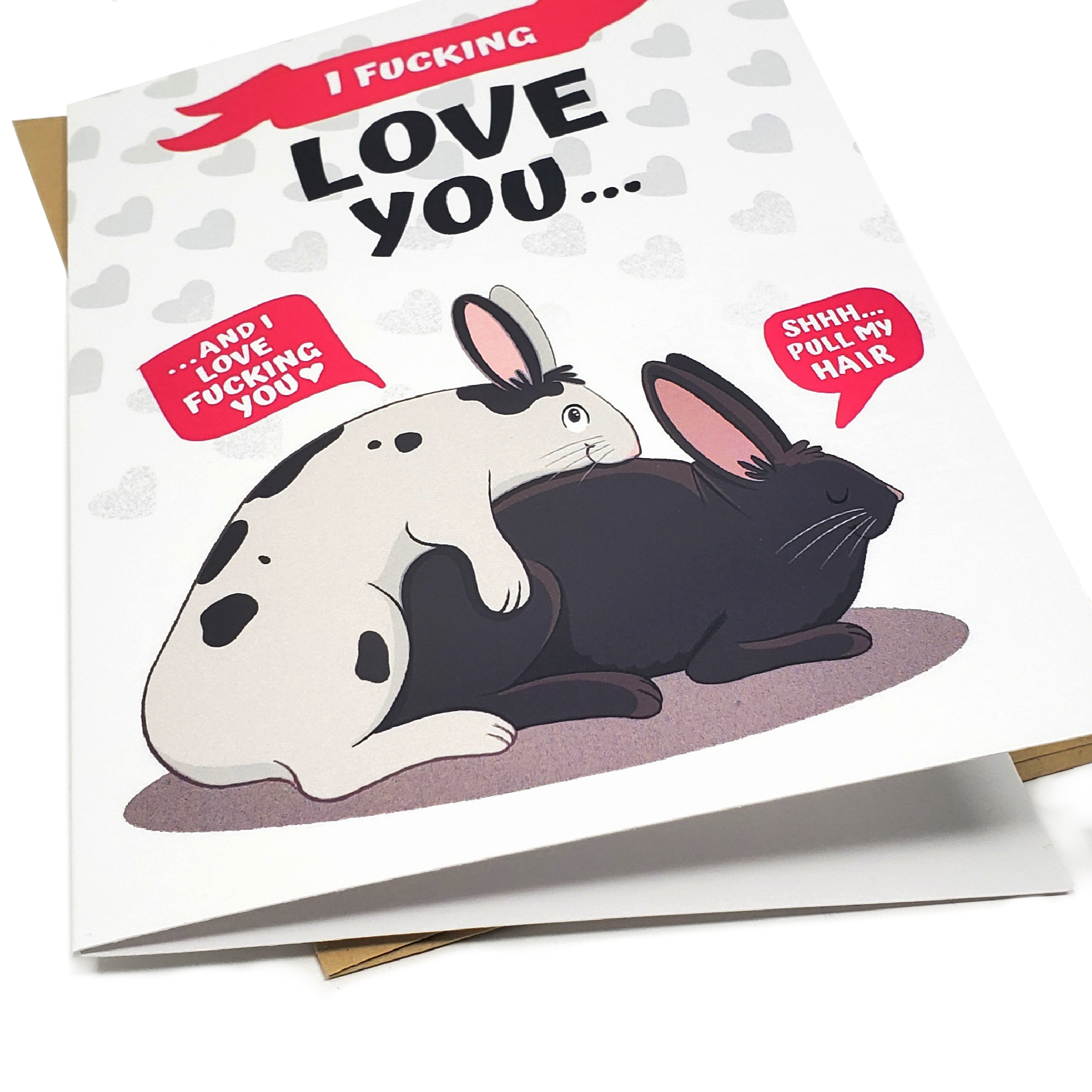 Pull My Hair - Dirty Card - Naughty Adult Greeting Card - Sleazy Greetings