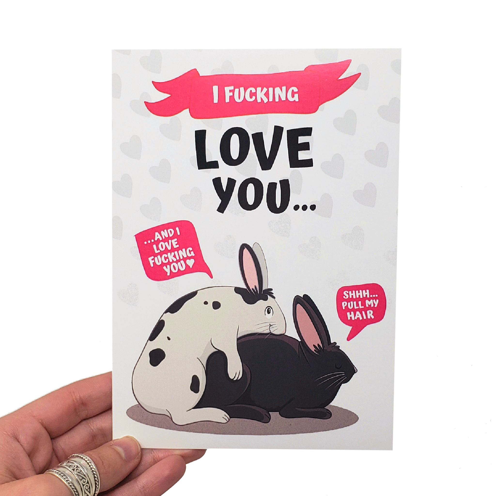 Pull My Hair - Dirty Card - Naughty Adult Greeting Card - Sleazy Greetings