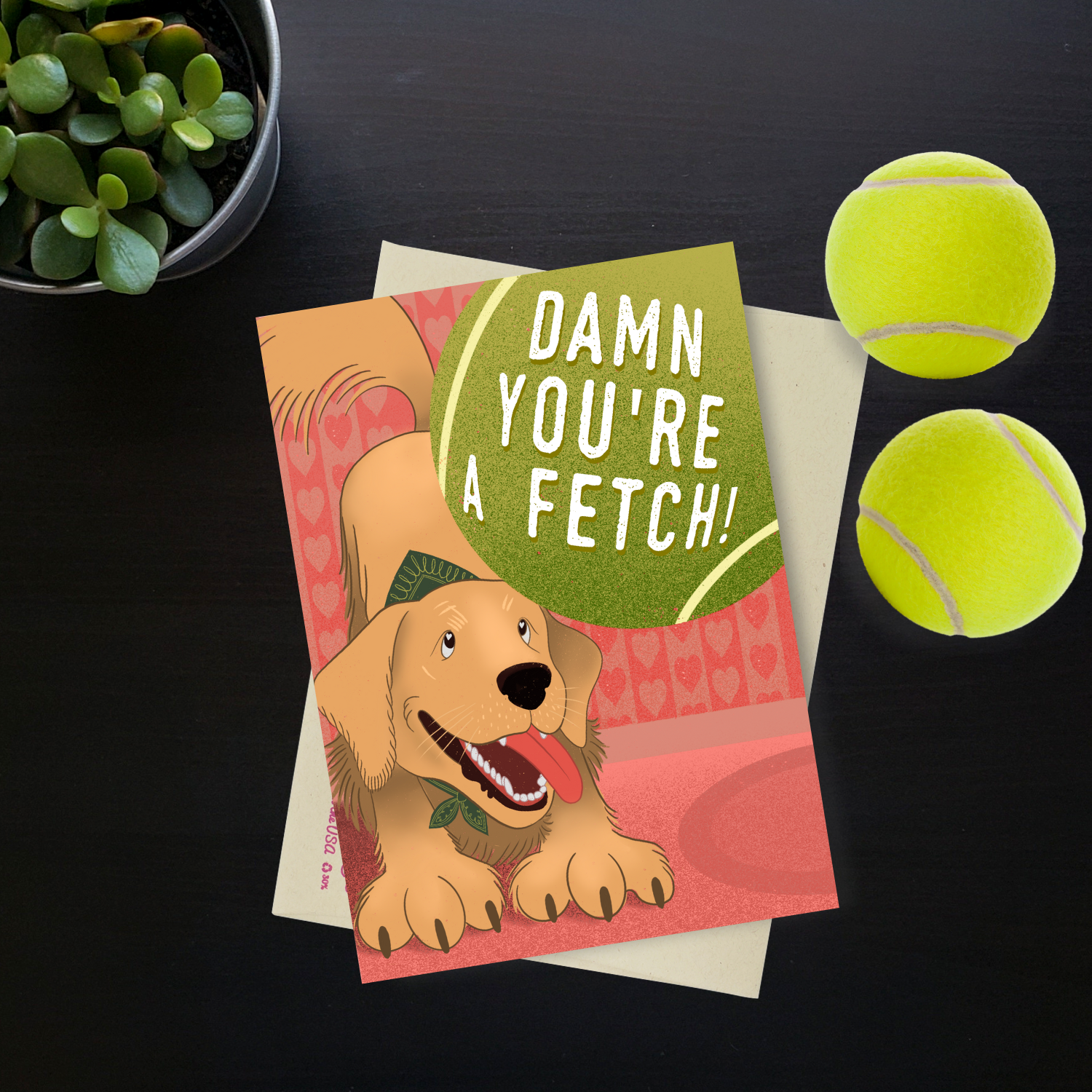 Damn You're A Fetch - Dirty Card - Naughty Adult Greeting Card - Sleazy Greetings