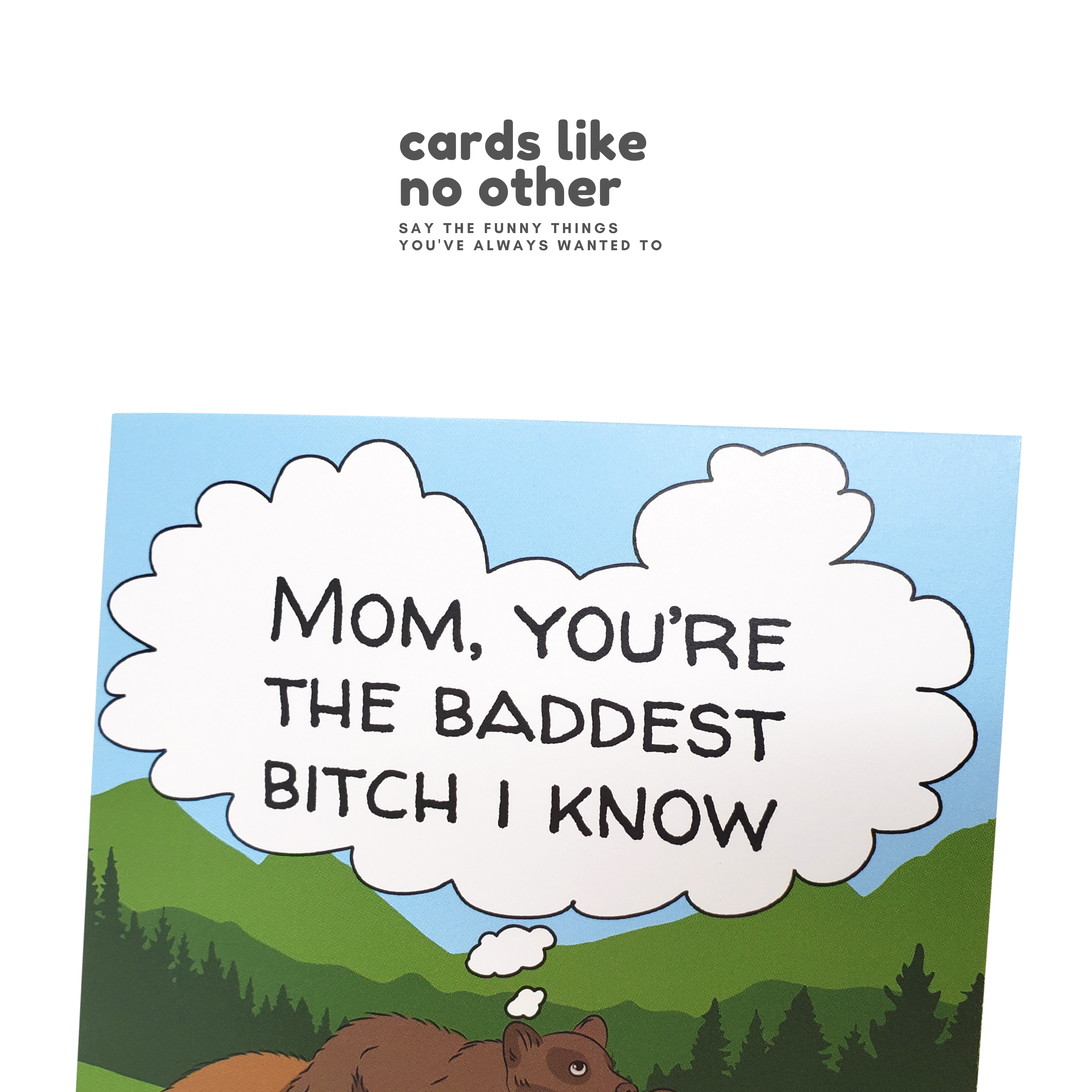 Baddest Bitch I Know - Dirty Card - Naughty Adult Greeting Card - Sleazy Greetings