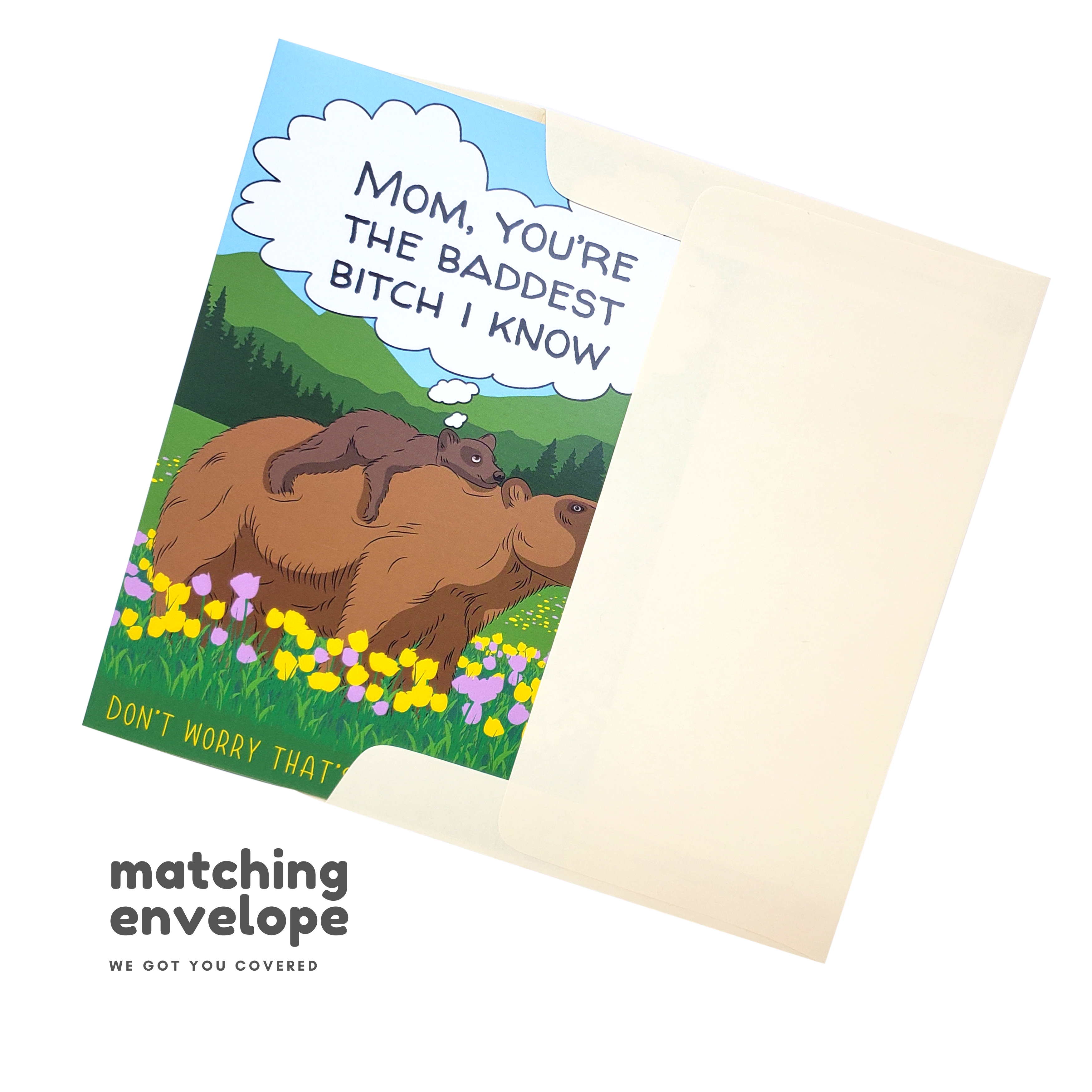 Baddest Bitch I Know - Dirty Card - Naughty Adult Greeting Card - Sleazy Greetings