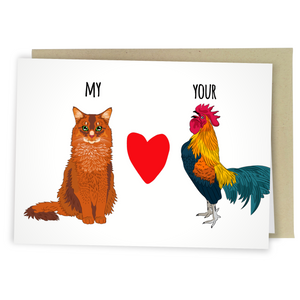 My Cat Loves Your Rooster
