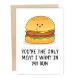 funny burger birthday card for men boyfriend husband from girlfriend wife