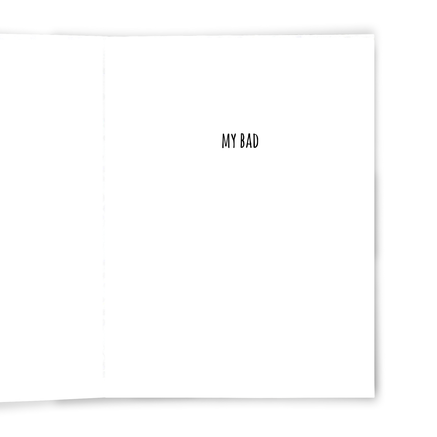 Oops Forgot You Existed - Dirty Card - Naughty Adult Greeting Card - Sleazy Greetings