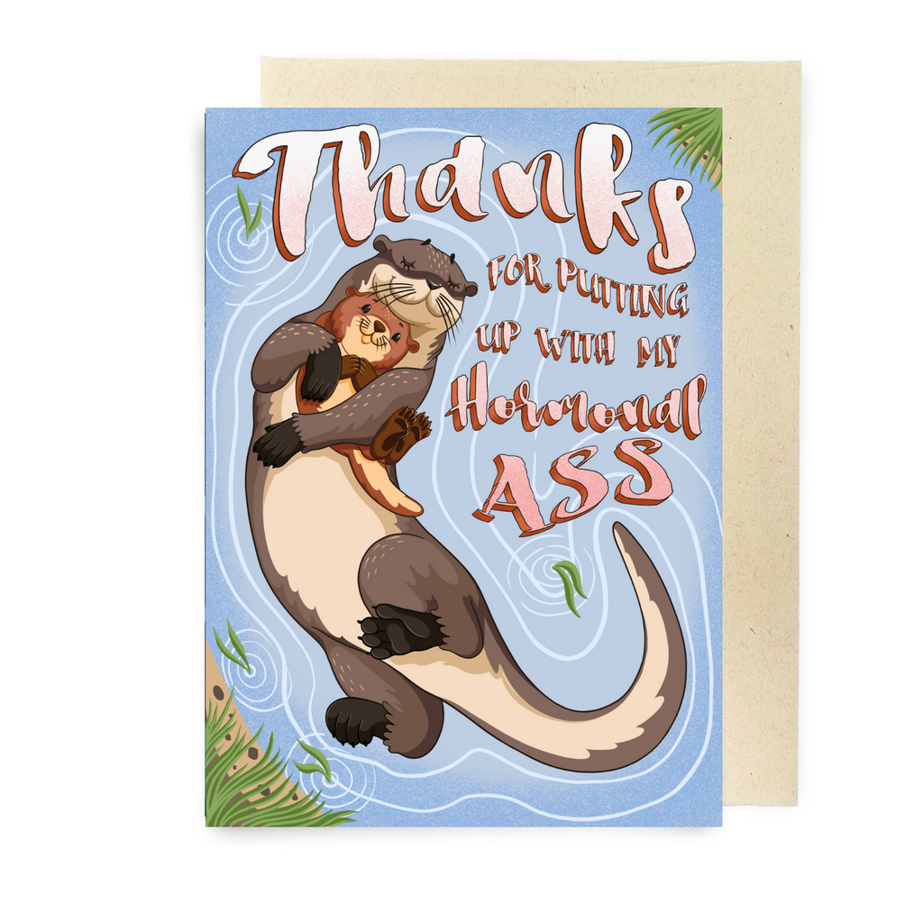 Hormonal Ass - Dirty Card - Naughty Adult Greeting Card - Sleazy Greetings
