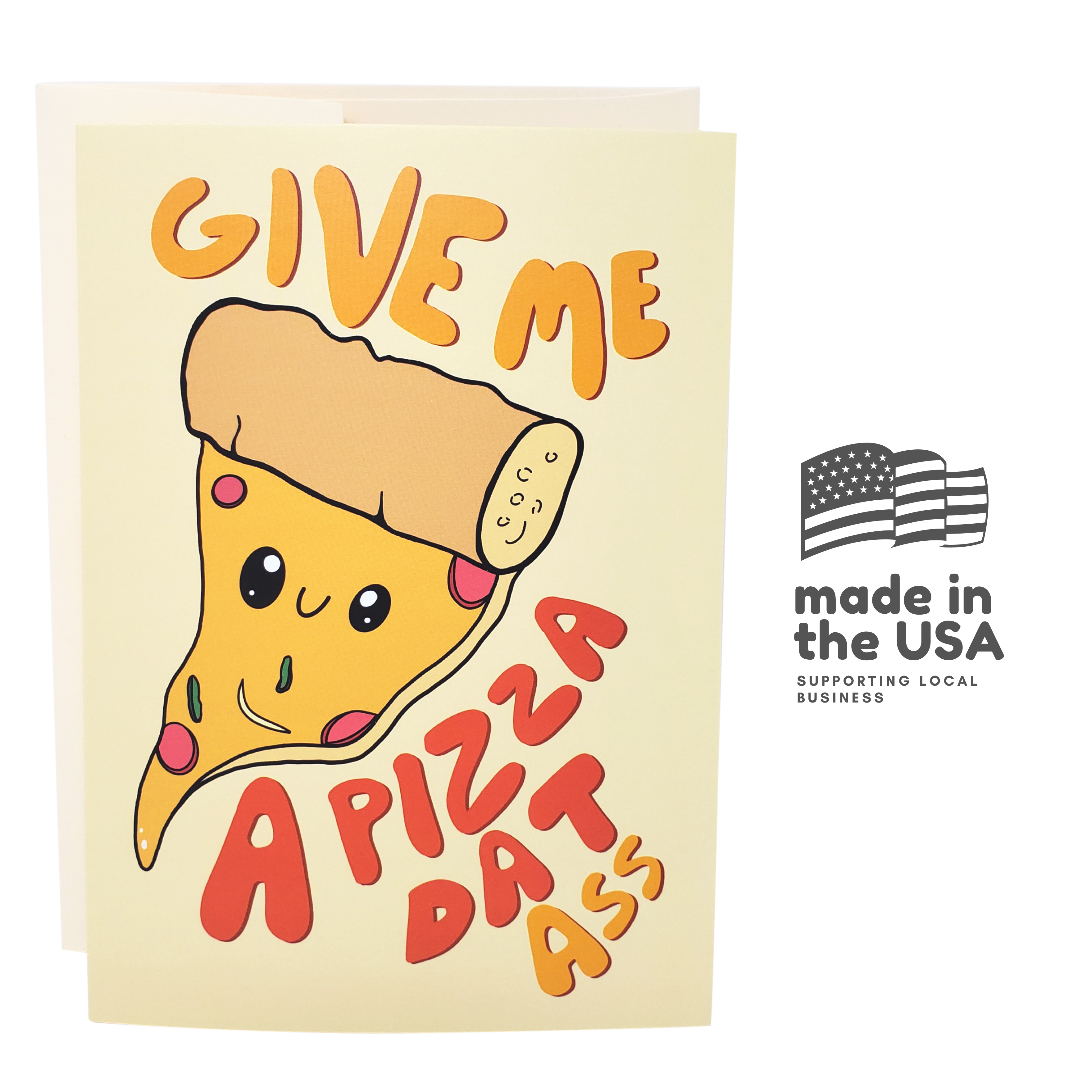 Pizza Dat Ass - Dirty Card - Naughty Adult Greeting Card - Sleazy Greetings