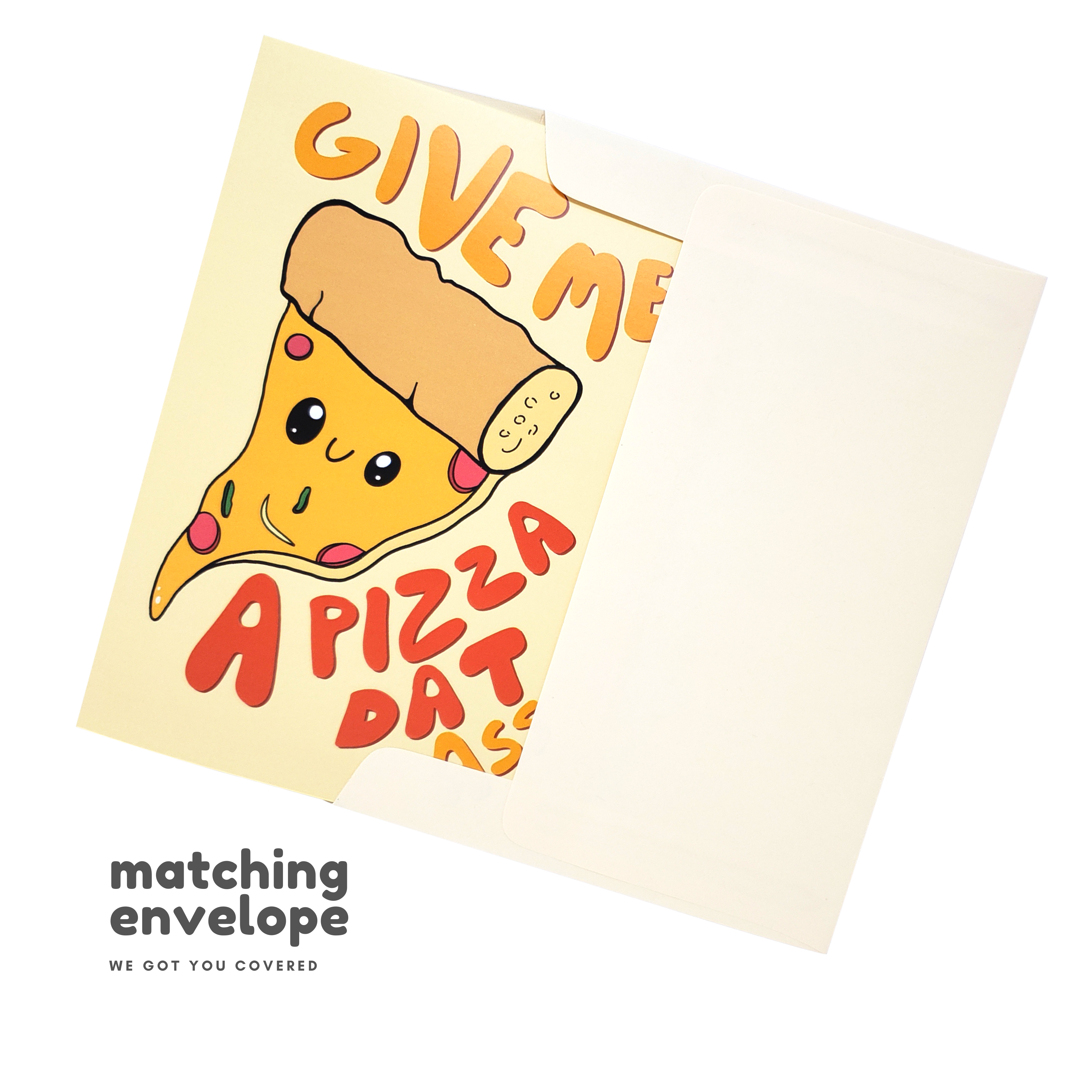Pizza Dat Ass - Dirty Card - Naughty Adult Greeting Card - Sleazy Greetings