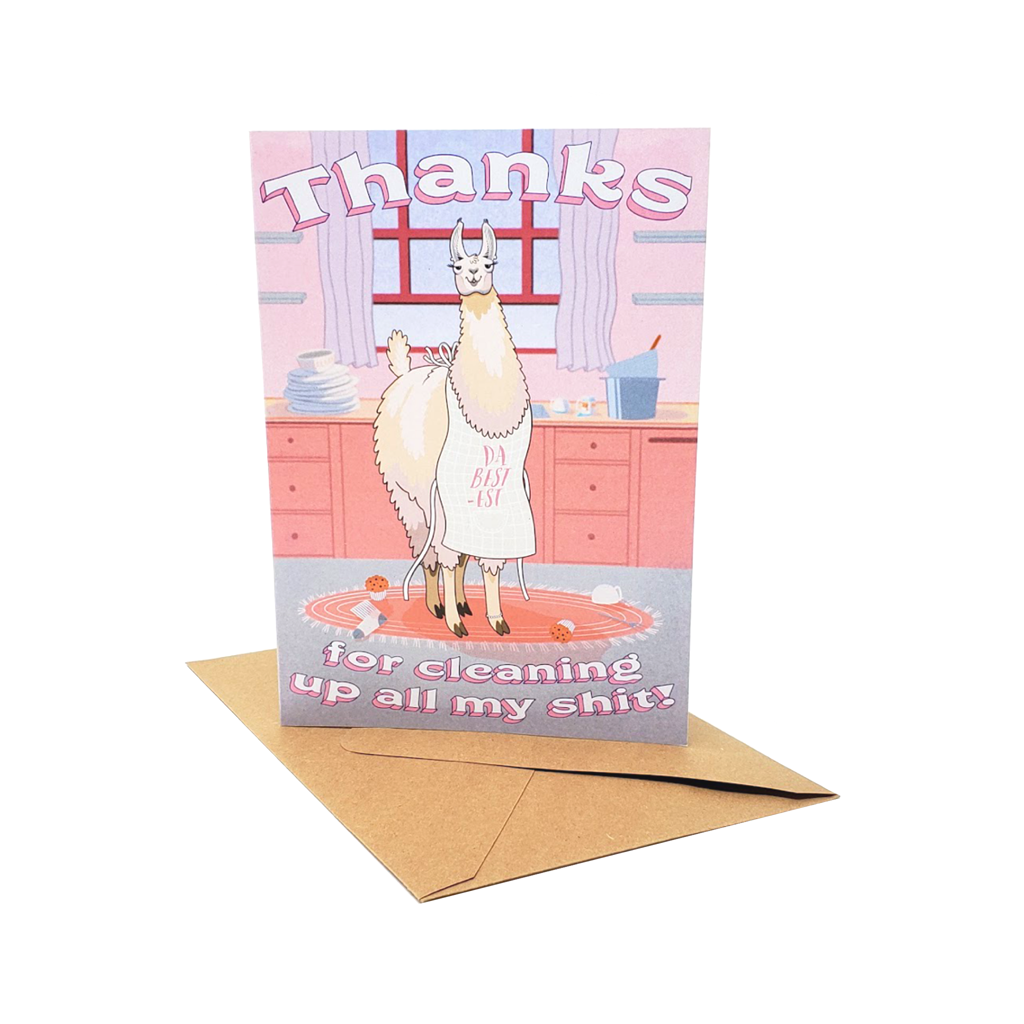 Mamma Llama - Dirty Card - Naughty Adult Greeting Card - Sleazy Greetings