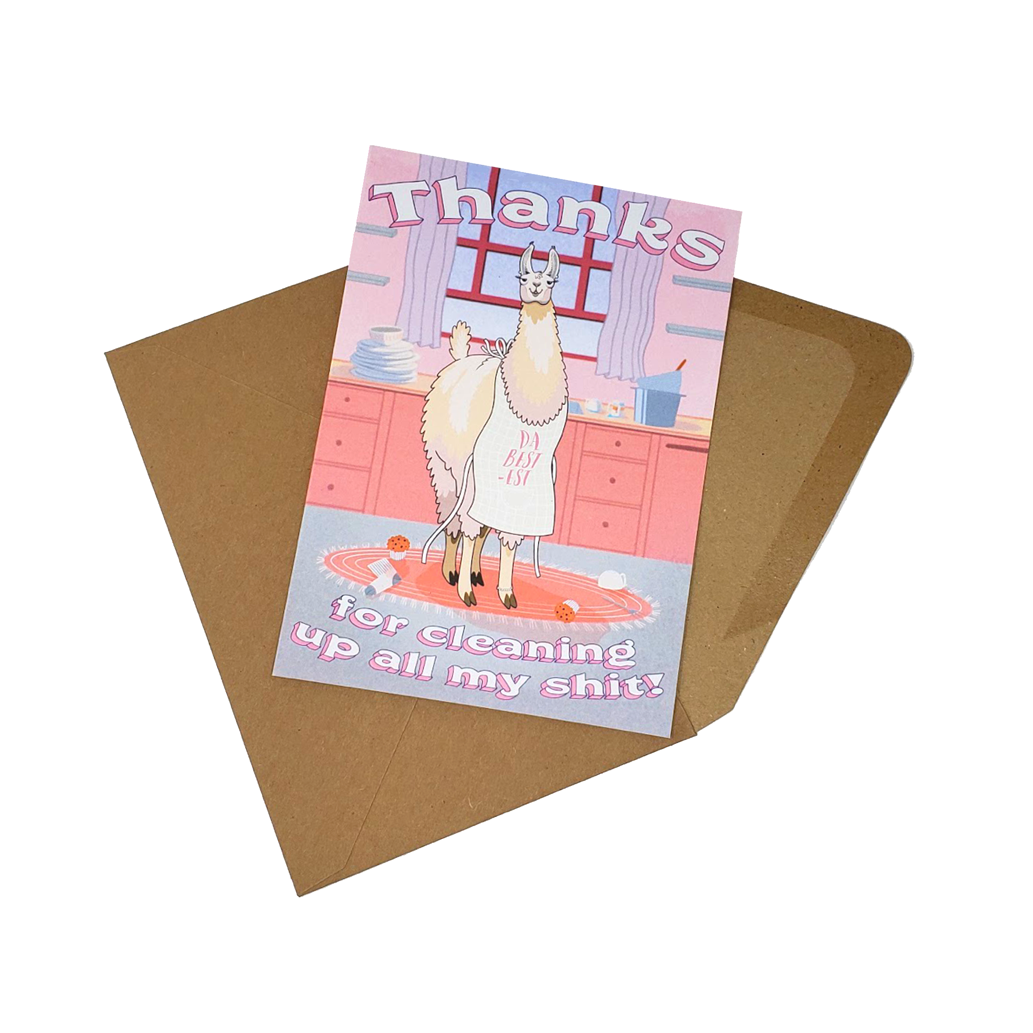 Mamma Llama - Dirty Card - Naughty Adult Greeting Card - Sleazy Greetings