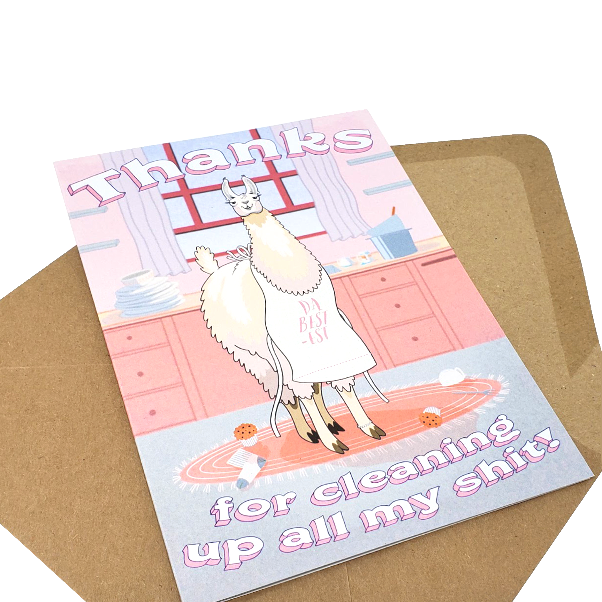Mamma Llama - Dirty Card - Naughty Adult Greeting Card - Sleazy Greetings