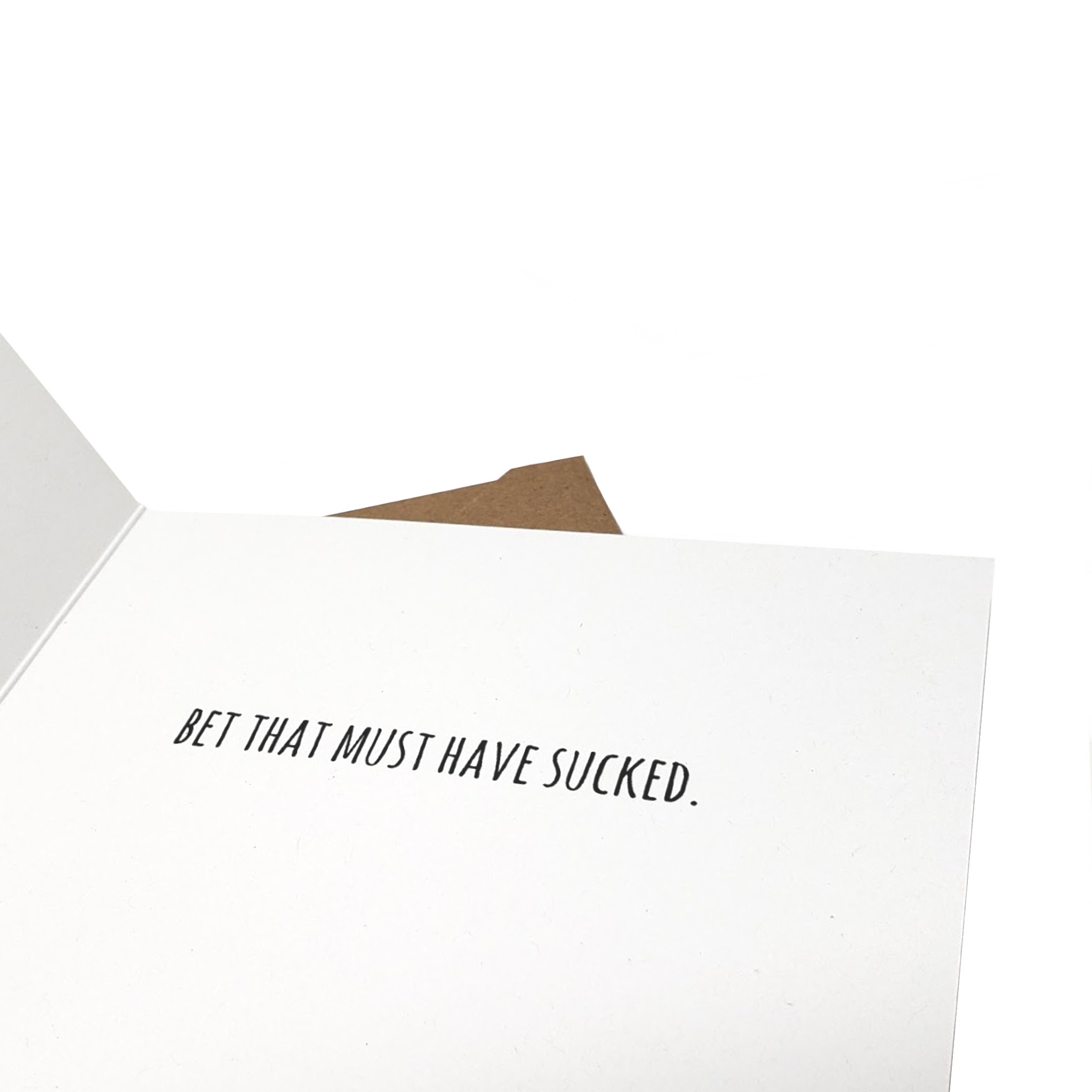 Thanks For Pushing Me Out - Dirty Card - Naughty Adult Greeting Card - Sleazy Greetings