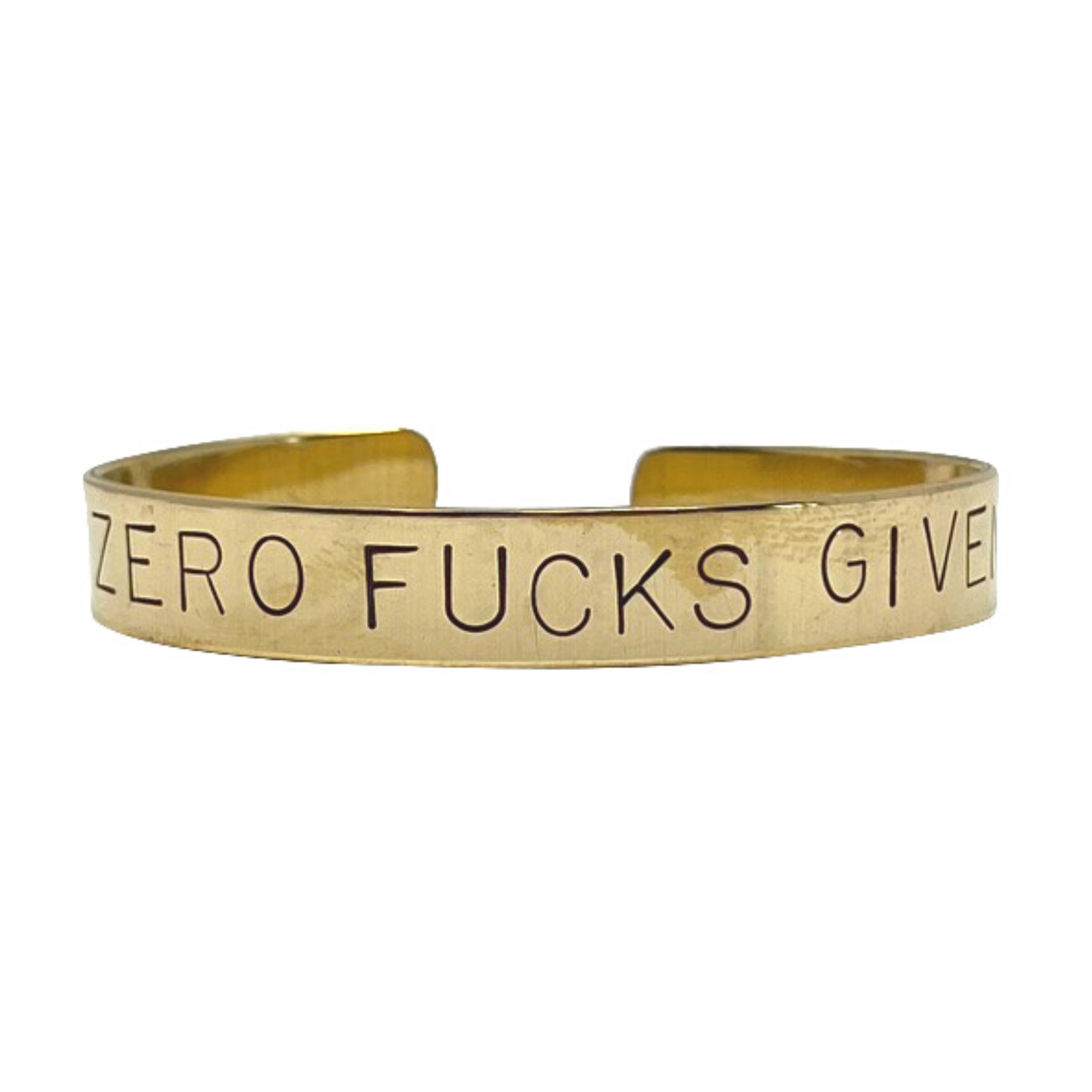 Zero Fucks Given Bracelet Cuff