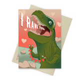 Tyrannosaurus Sex - Dirty Card - Naughty Adult Greeting Card - Sleazy Greetings